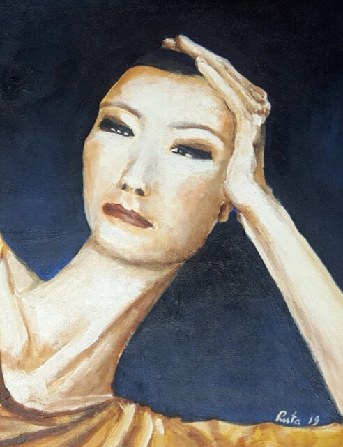 detail of painting