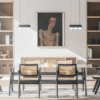 mockup for oil painting Lady in Theatre