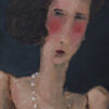 oil painting Lady in Theatre