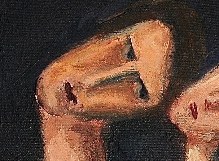 contemporary figurative painting inspired by art history