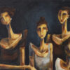 Figurative painting titled Watchers