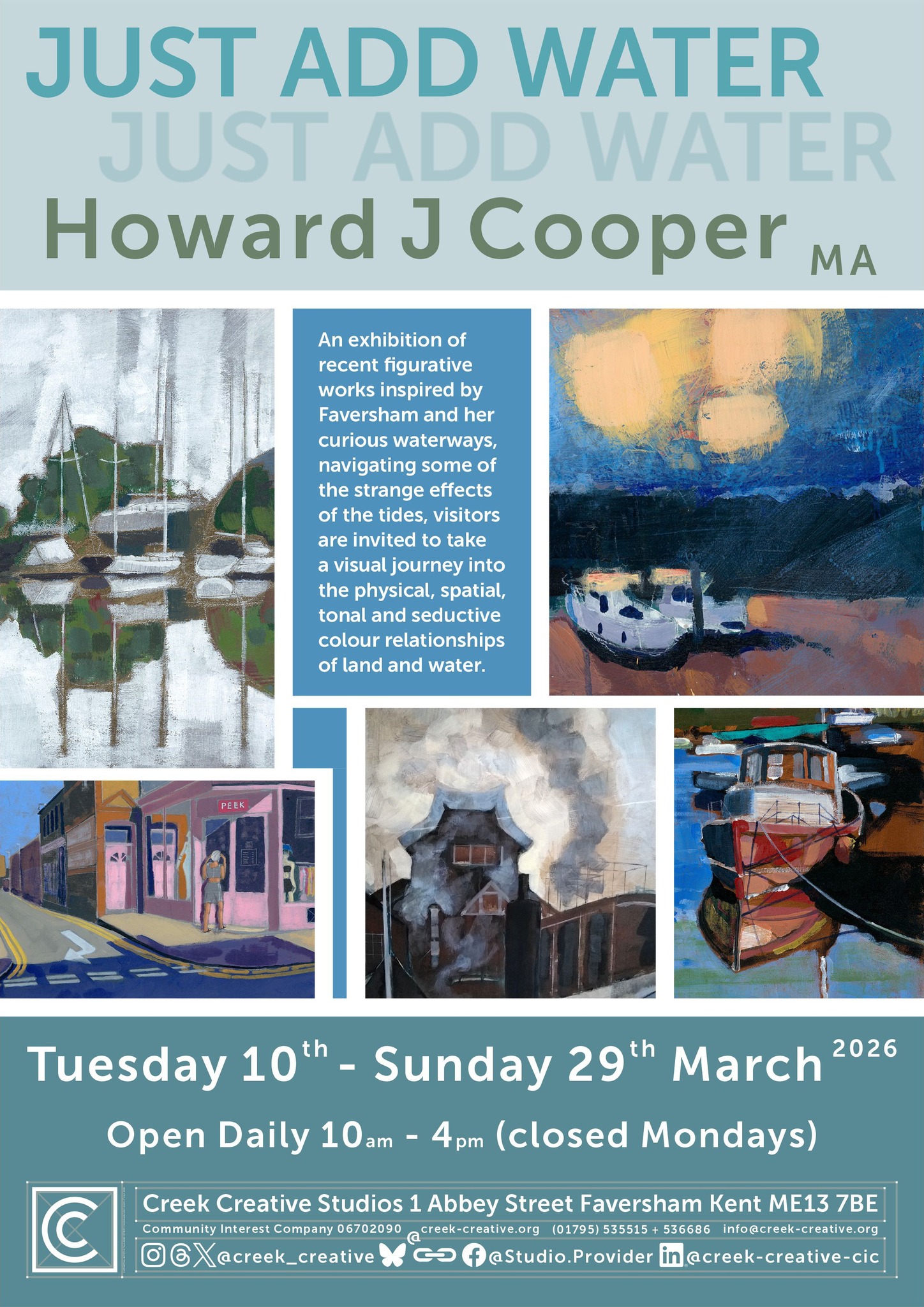"Just Add Water" Howard J Cooper’s solo exhibition